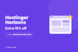 Hostinger Horizons: Extra 10% off
